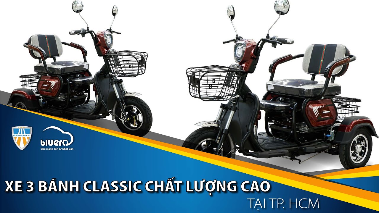Xe ba bánh classic chất lượng cao tại TP.HCM