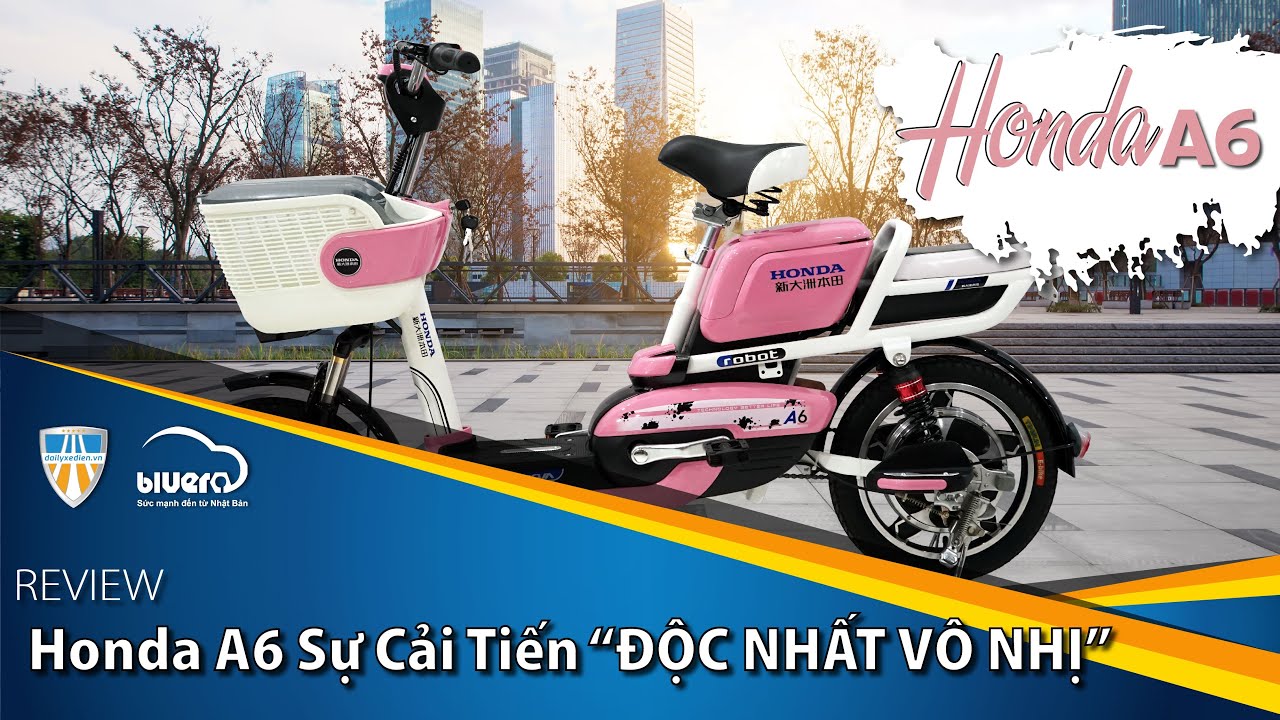 Xe đạp điện Honda A6 cải tiến siêu đỉnh - độc nhất vô nhị