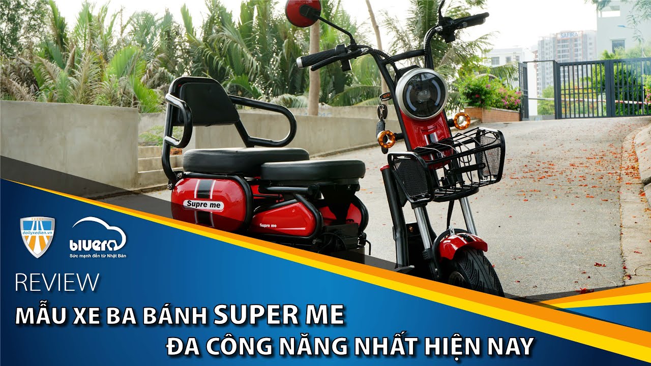 Mẫu Xe Ba Bánh SUPER ME Đa Công Năng Nhất Hiện Nay