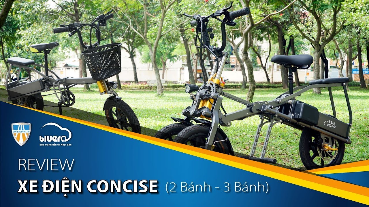 Xe điện Concise 3 bánh hàng độc nhất tại Việt Nam