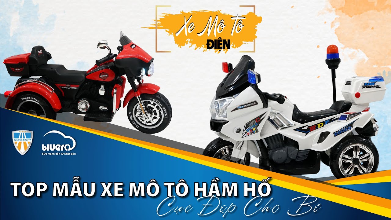 Top mẫu xe mô tô hầm hố cực đẹp cho bé