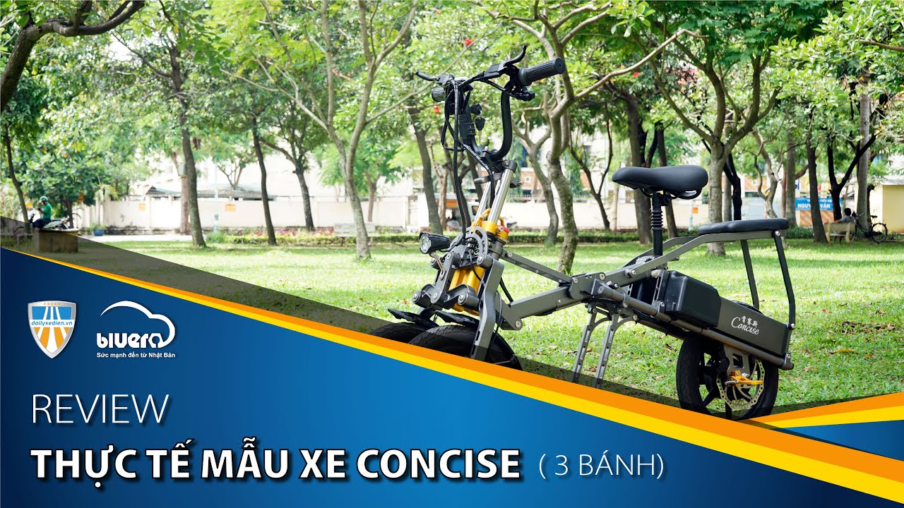 Review mẫu xe ba bánh gập gọn siêu độc lạ, hiện đại, duy nhất tại Việt Nam
