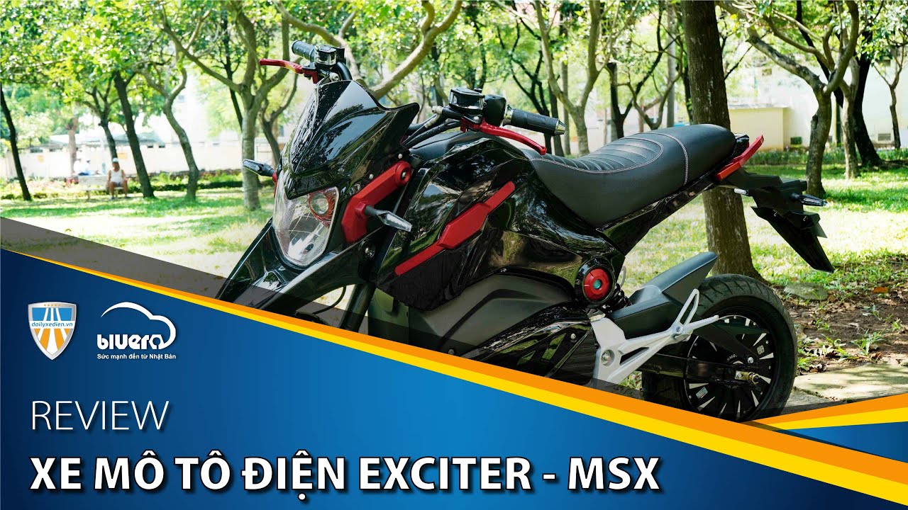 Xe mô tô điện Exciter MSX đầu tiên tại Việt Nam