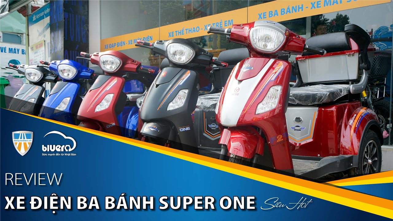 Review Xe Điện Ba Bánh Super One Siêu Hot