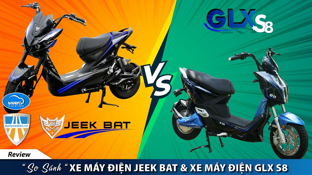 Trải nghiệm & so sánh hot xe điện Jeek Bat & GLX S8