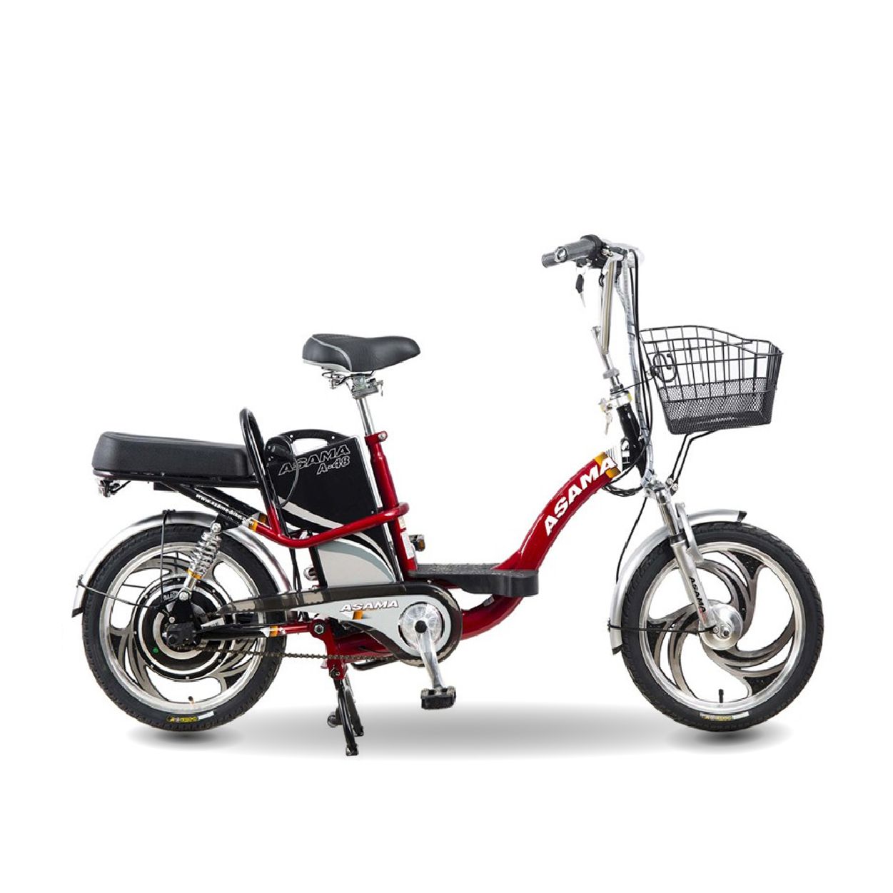 Xe đạp điện Asama cũ giá rẻ bình ắc quy khỏe đi 30km1 lần sạc