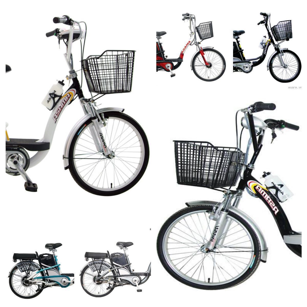Mức giá của các dòng xe đạp điện được ưa chuộng nhất hiện nay xe dap dien asama asg 22 do Fotor Collage 2 - Mức giá của các dòng xe đạp điện được ưa chuộng nhất hiện nay