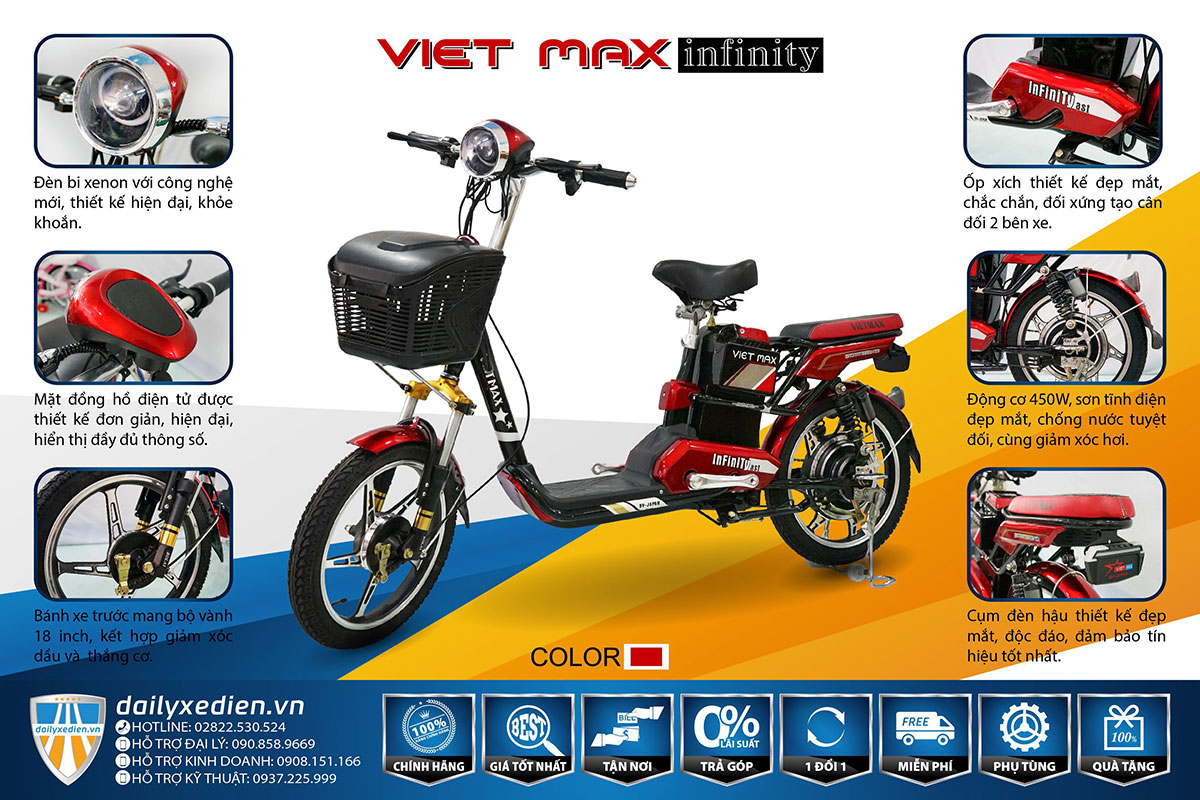 VIET MAX infinity tongthe 01 01 - Xe đạp điện Vietmax Infinity
