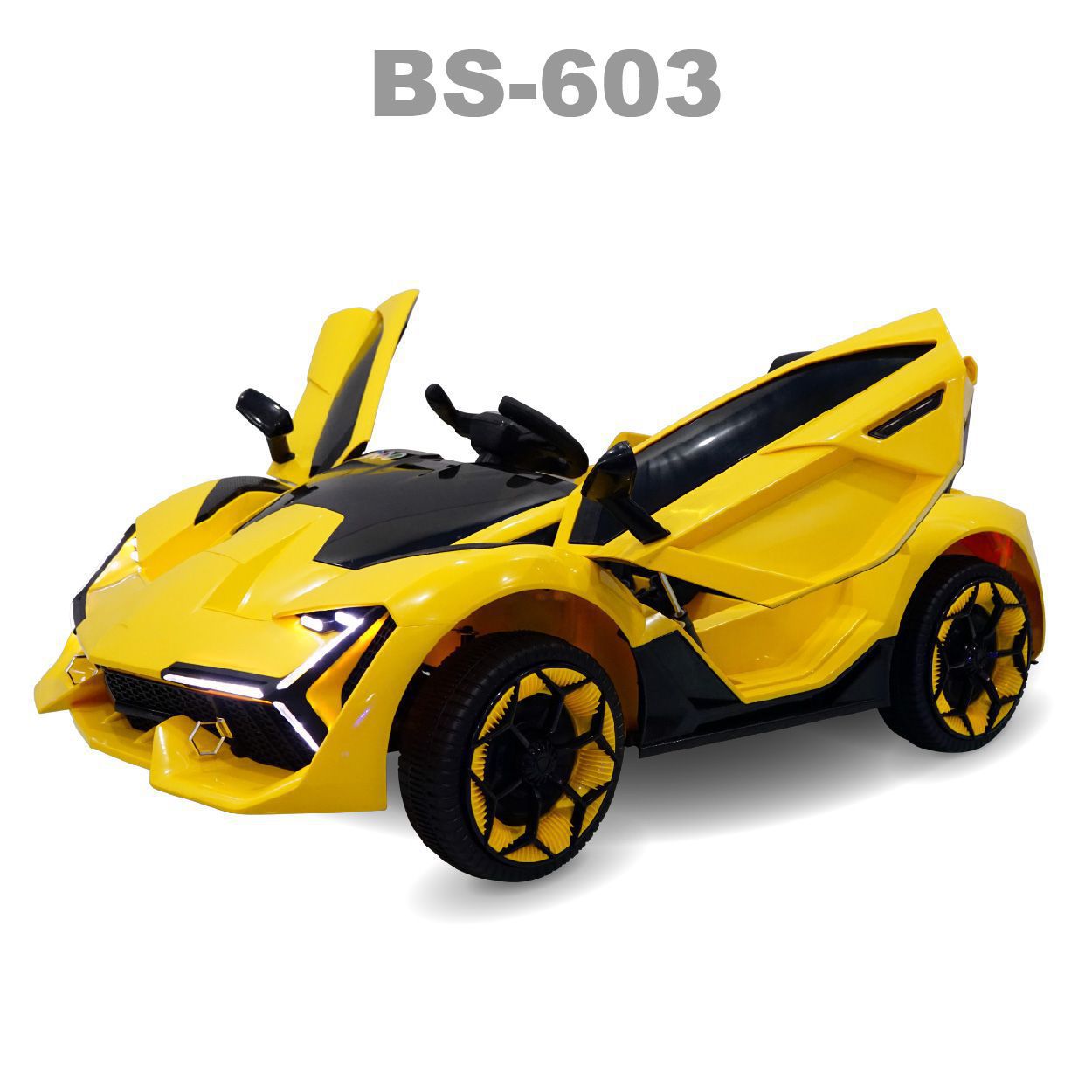 BS 603 o to dien vang maket 02 1 - Xe ô tô điện BS-603 - Vàng