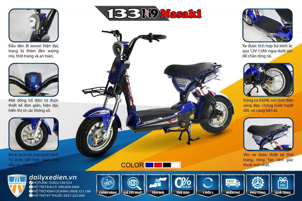 Xe đạp điện nasaki 133 n9 mới nhất siêu hot