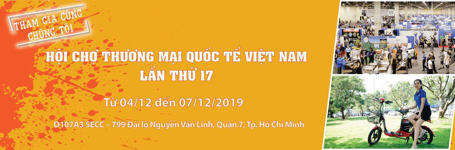 banner expo - Siêu ưu đãi đến từ Đại lý Xe điện nhân sự kiện VietNam Expo 2019