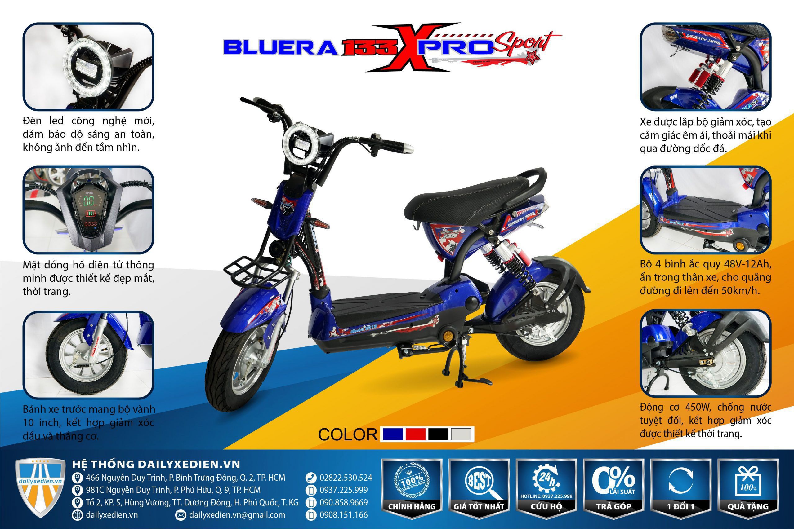 XE DAP DIEN BLUERA 133 X PRO SPORT TT 01 scaled - Xe đạp điện Bluera 133 Sport
