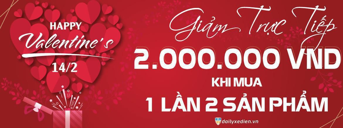 valentine - Mua 2 xe GIẢM 2 triệu - Valentine ngọt ngào cùng Dailyxedien.vn