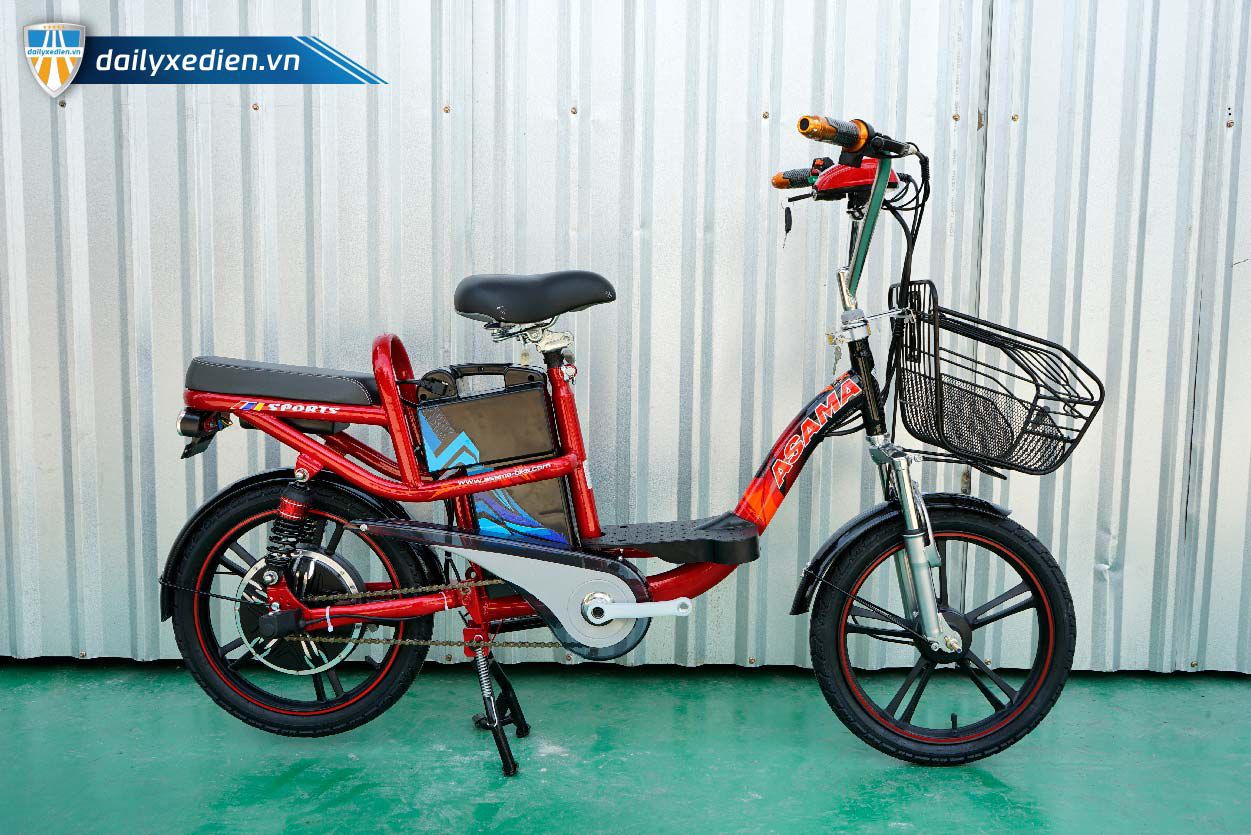 xe dap dien asama new 01 04 - Xe đạp điện Asama EBK Bike New