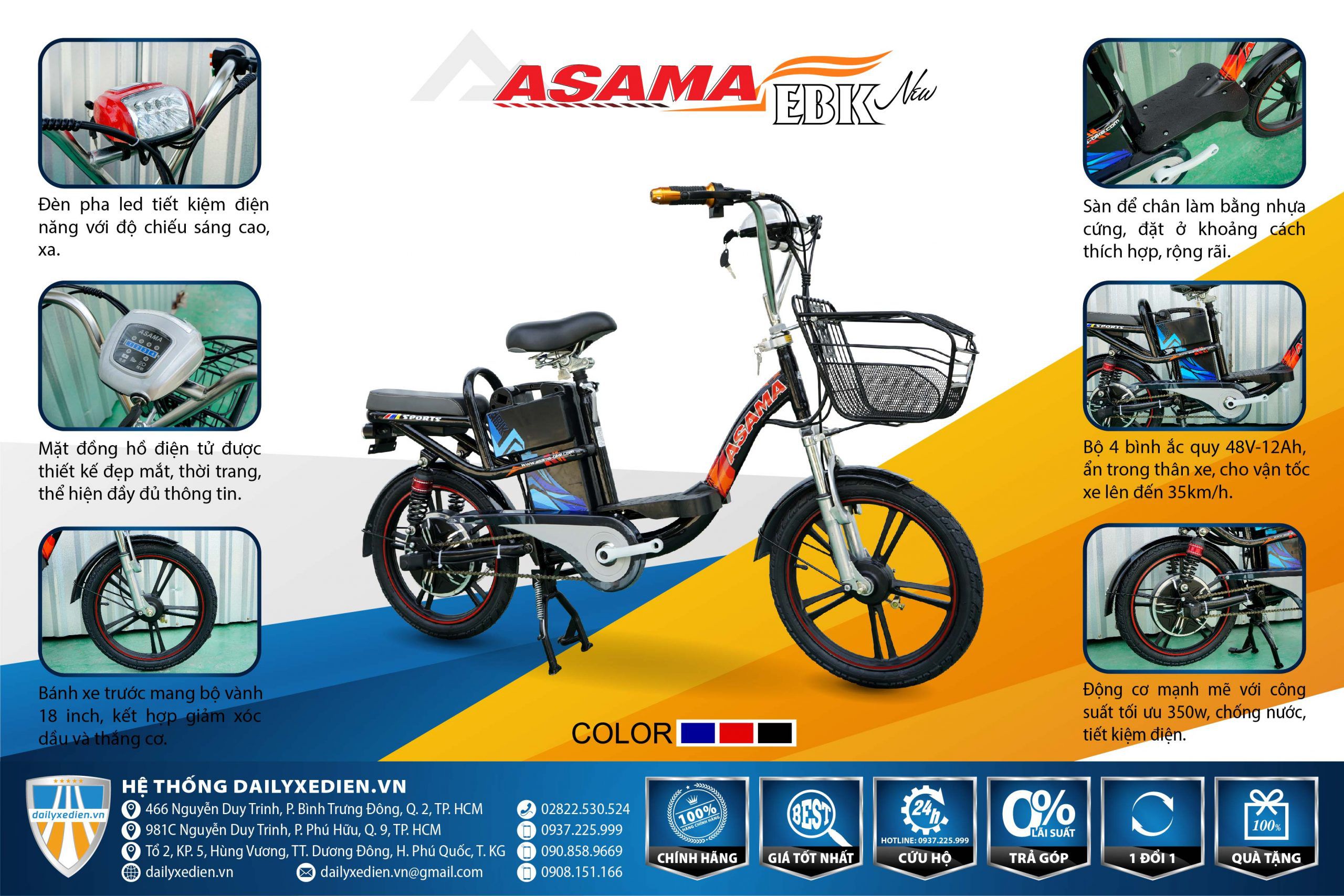 xe dap dien asama new 02 01 scaled - Xe đạp điện Asama EBK Bike New