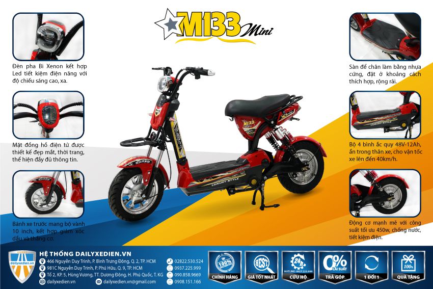 Xe đạp điện M133 Mini