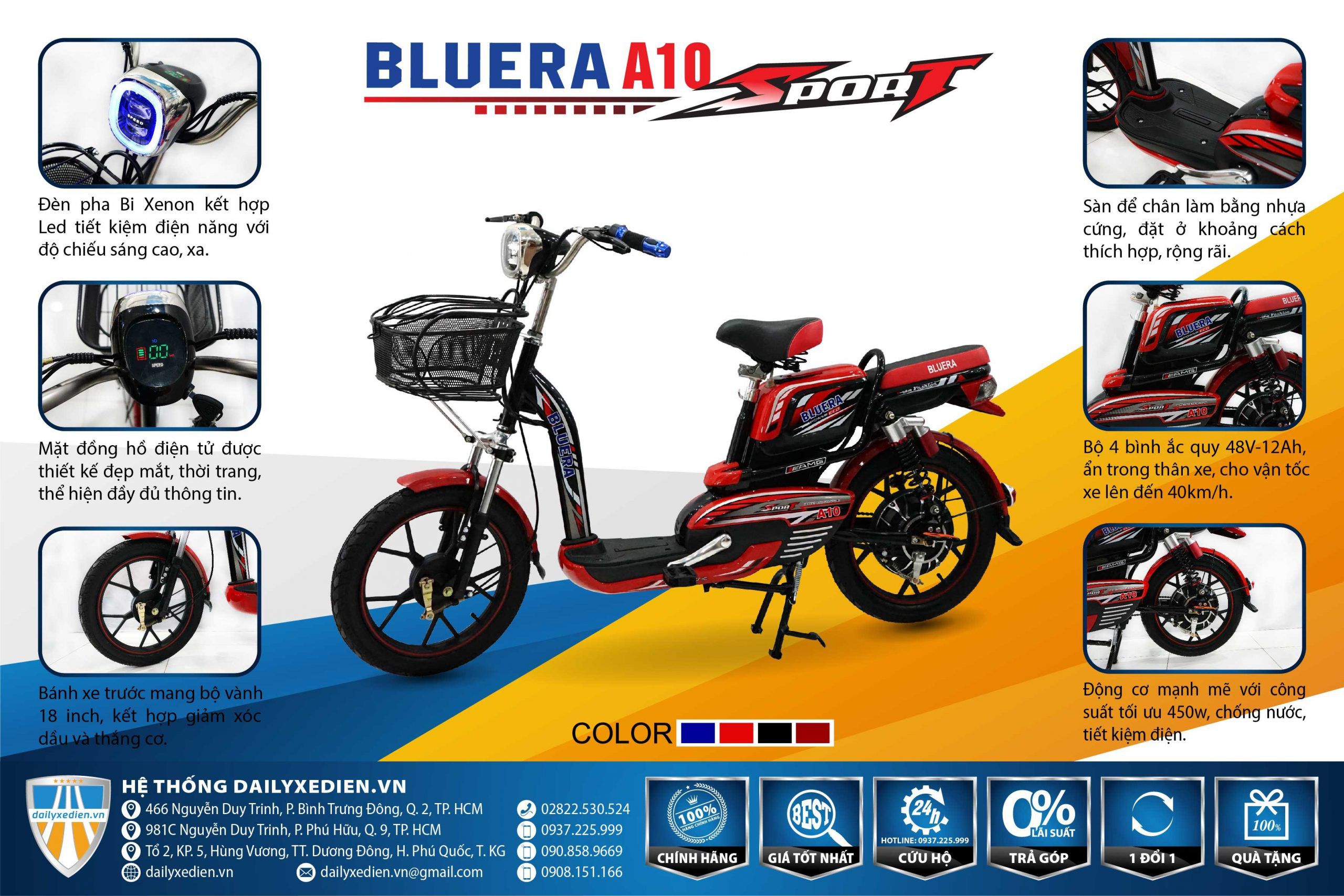 Xe đạp điện Bluera Sport A10
