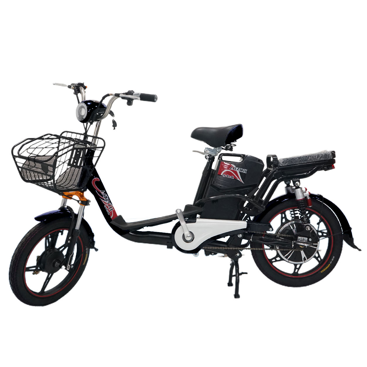 Xe đạp điện Honda bike A7 màu đen 