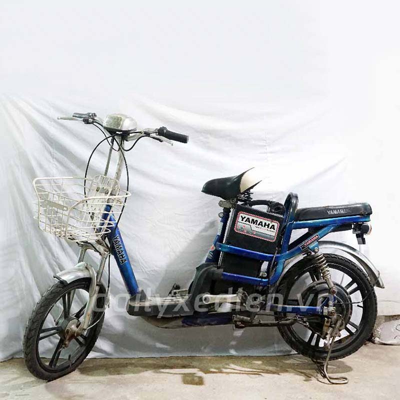 Xe đạp điện Yamaha cũ - Xanh