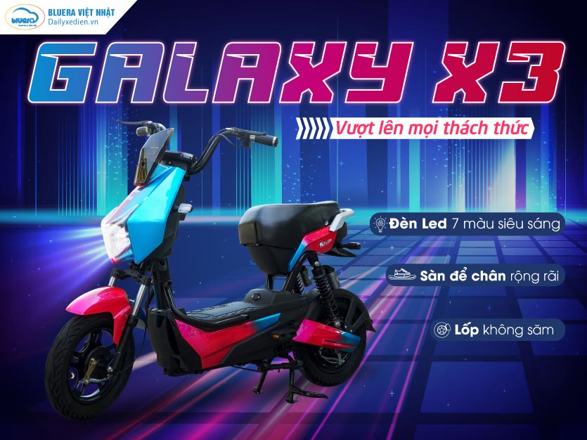 Xe đạp điện Galaxy X3 chính hãng