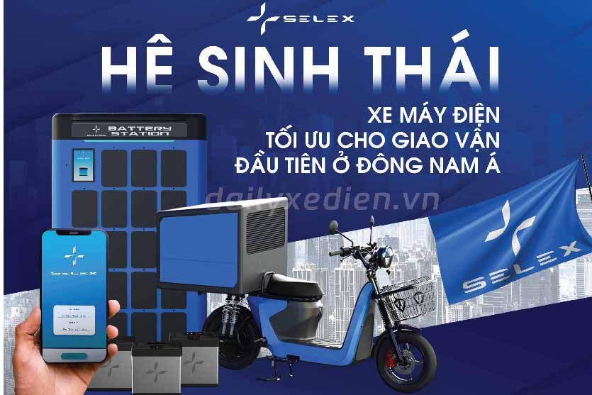 Xe máy điện chở hàng Selex Camel