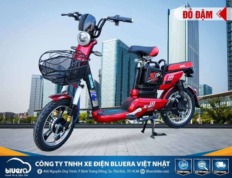 Xe đạp điện Bluera X16 màu đỏ