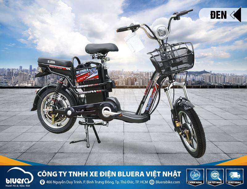 Xe đạp điện màu đen Bluera XS