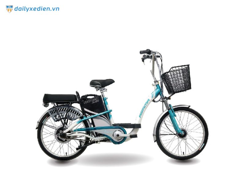 xe đạp nữ màu xanh dương
