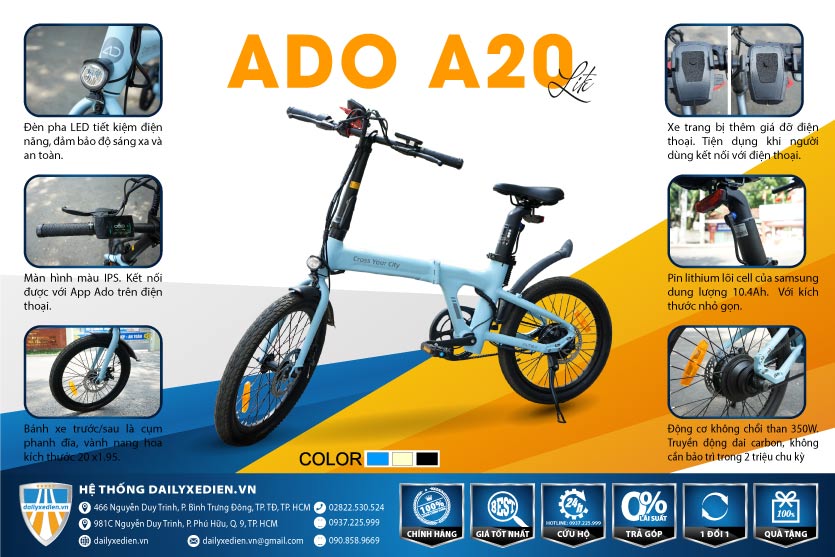 ADO A20 Lite 20 inch folding e-bike