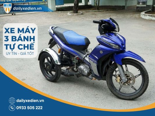xe máy 3 bánh tự chế