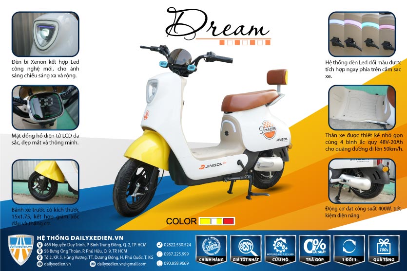 Xe đạp điện nhập khẩu Dream