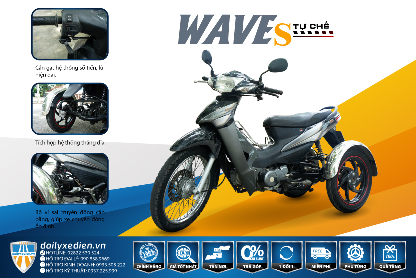 Information about the three-wheeler for disabled people