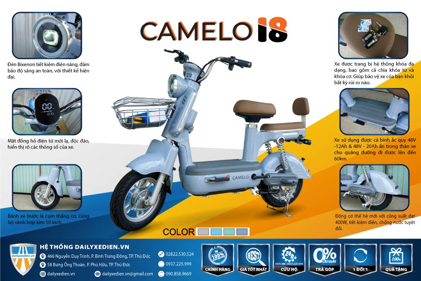 Xe đạp điện Camelo I8