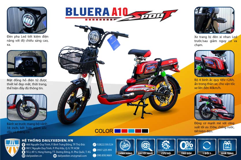 Xe đạp điện A10 New sport 2023