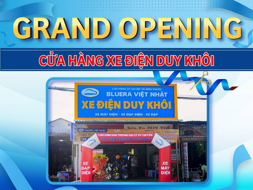 Khai trương cửa hàng xe điện Duy Khôi - Đồng Phú, Bình Phước