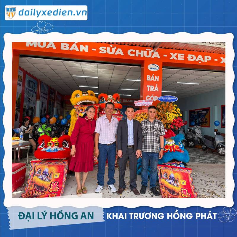 Khai trương đại lý ủy quyền xe điện Bluera Việt Nhật tại Long An