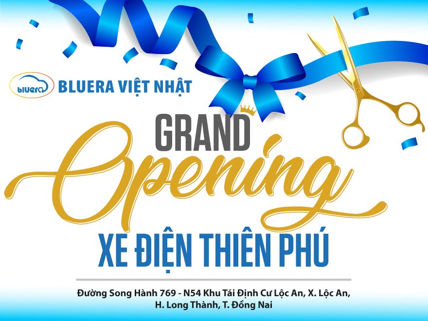 Khai trương Trung tâm Xe điện Bluera Việt Nhật tại Đồng Nai - Xe điện Thiên Phú