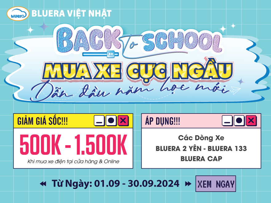 Back To School 2024| Mua xe cực ngầu - Dẫn đầu năm học mới