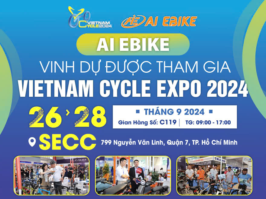 AI Ebike vinh dự được tham gia Vietnam Cycle Expo 2024