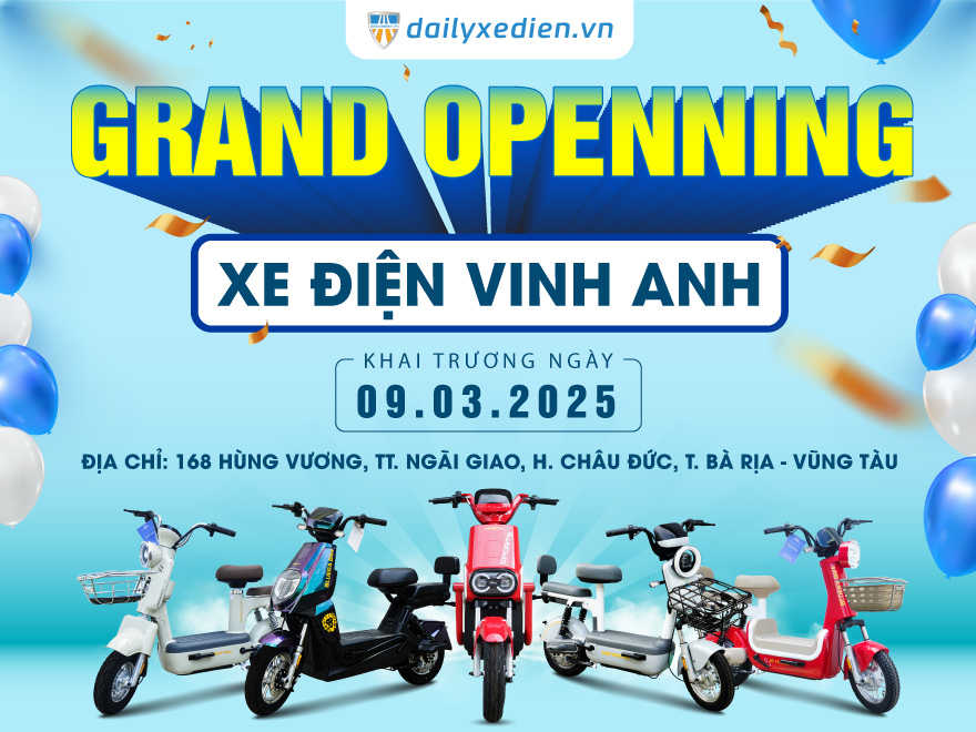 Khai Trương Cửa Hàng Xe Điện Bluera Việt Nhật Vinh Anh