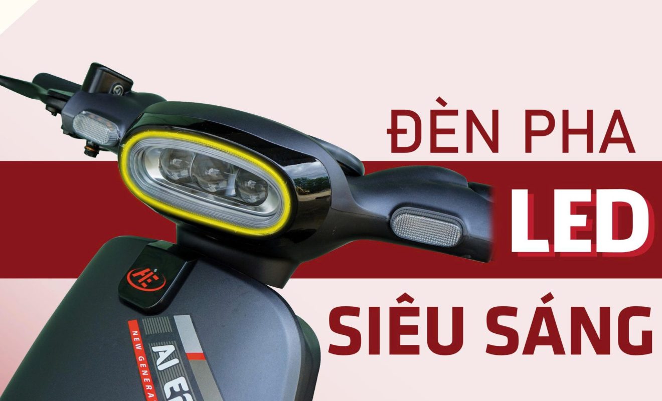 Đèn pha Led siêu sáng xe đạp điện AIE MS1