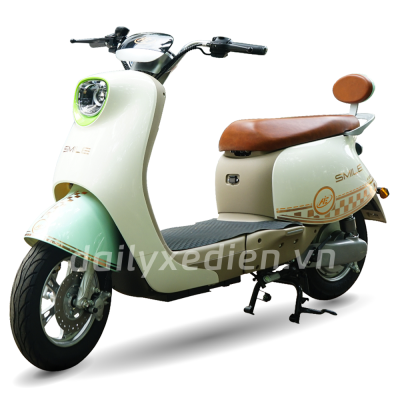 xe đạp điện thông minh AIE Smile bản tiêu chuẩn màu pastel