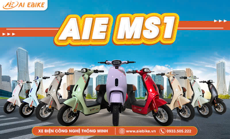 Xe đạp điện thể thao AIE MS1