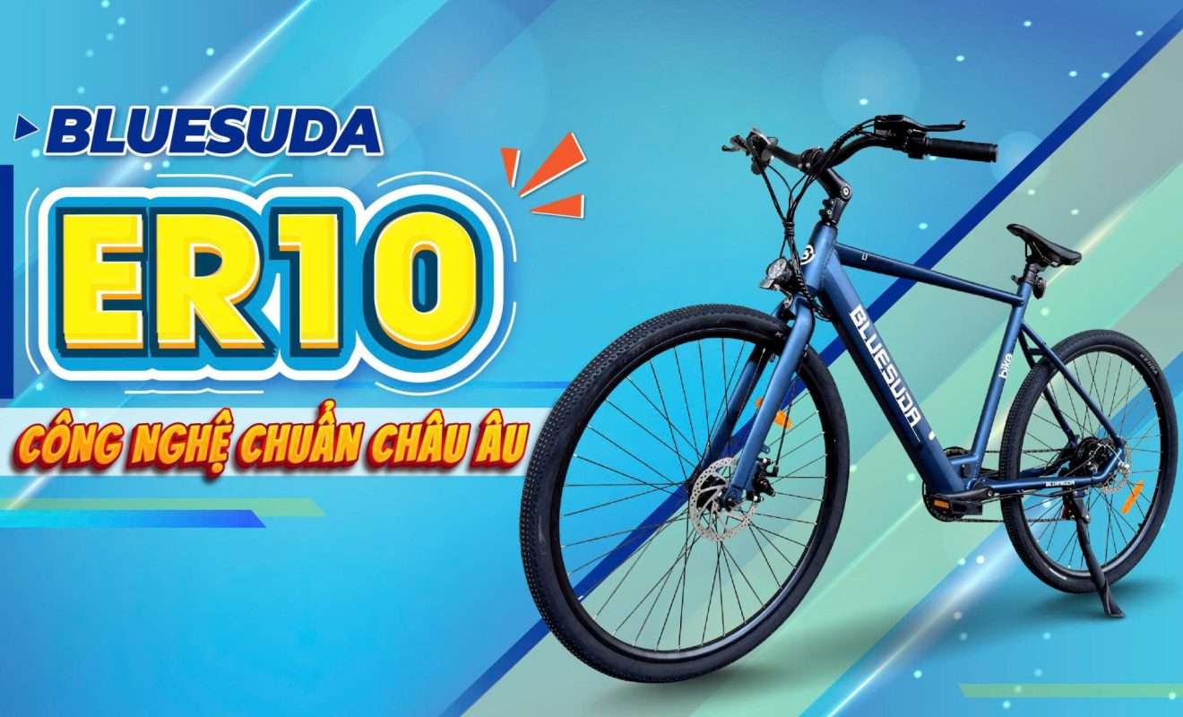 Kích thước xe đạp trợ lực điện Bluesuda ER10
