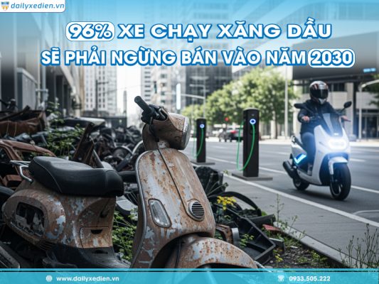 96% xe chạy xăng, dầu sẽ phải ngừng bán vào năm 2030 vì khó đạt chuẩn tiêu thụ nhiên liệu ?