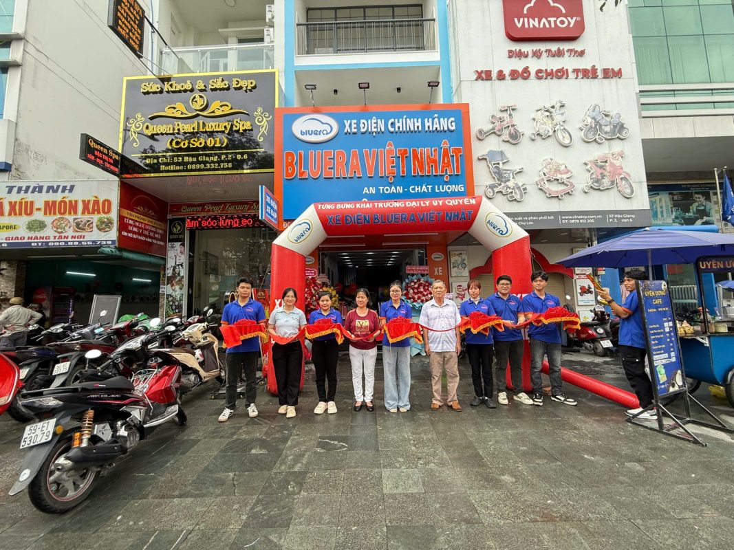 Khai Trương Cửa Hàng Xe Điện Bluera Việt Nhật Chính Hãng Ngân Nhi Tại TP. Hồ Chí Minh