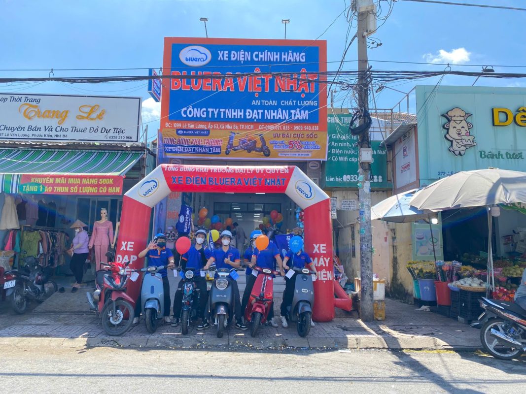 Khai Trương Cửa hàng Xe Điện Chính Hãng Bluera Việt Nhật Đạt Nhân Tâm Vẫn còn khuyến mãi