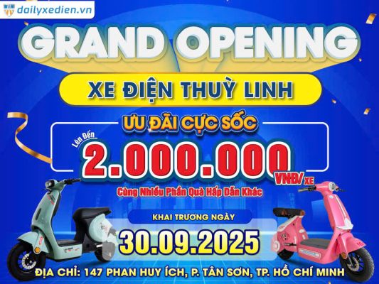 Sôi Động Sự kiện Khai Trương Cửa Hàng Xe Điện Bluera Việt Nhật Thùy Linh Tại TP.HCM