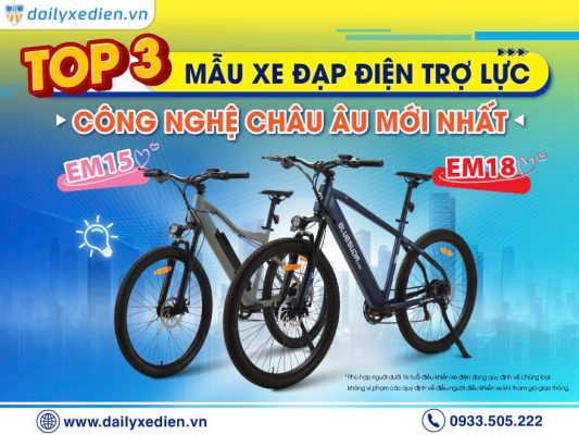 Top 3 Xe Đạp Có Trợ Lực Điện Công Nghệ Châu Âu Tuyệt Vời Để Trải Nghiệm Di Chuyển