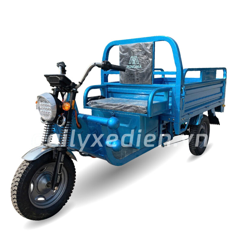 Xe Ba Gác Điện Rocket Xanh